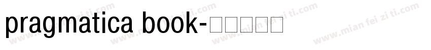 pragmatica book字体转换